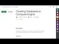 Creating Databases in Compute Engine Arcade April 2024