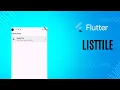 ListTile Widget in Flutter - Code With Examples