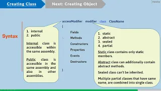 Creating Classes Objects in C C NET Tutorial