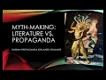 Myth-Making Literature vs Propaganda New York Brooklyn April 19 2018 Molasses Books