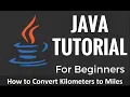 How to Convert Kilometers to Miles using Java language