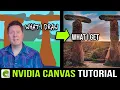 Generating Landscapes with NVIDIA CANVAS GauGAN2 - Tutorial