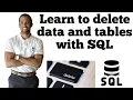 SQL Removing Data And Table - Delete Drop Truncate Commands