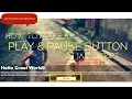 HTML5 Full screen background Interactive button in JavaScript
