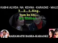 Download Lagu Kabhi alvida na kehna only for male KARAOKE || SONU NIGAM AND ALKA YAGNIK ||