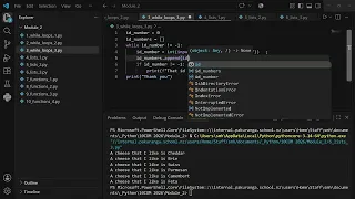 Python programming module 2 - 7 Lists 4 with while loop