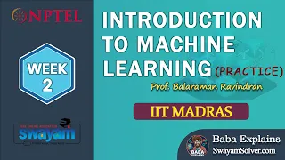NPTEL Machine Learning Practice Assignments 2 Answers 2026 Complete Solutions