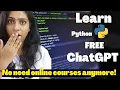 Learn Python FAST using ChatGPT for FREE in 3 MONTHS beginners tamil