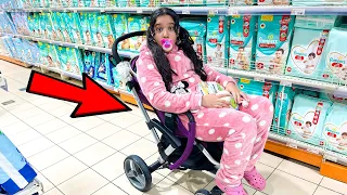 شفا تحولت الى بيبي لمده 24 ساعه 