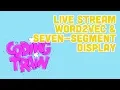Coding Train Live 156 word2vec Seven-Segment Display