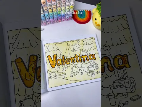 Valentina, esse vídeo é para VOCÊ! 💛🫵🏻#arte #desenho #pintura #bobbiegoods #fyp