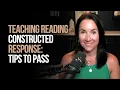 Teaching Reading Constructed Response Tips to Pass Kathleen Jasper