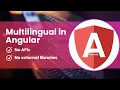 Angular Multilingual SUPPORT i18n