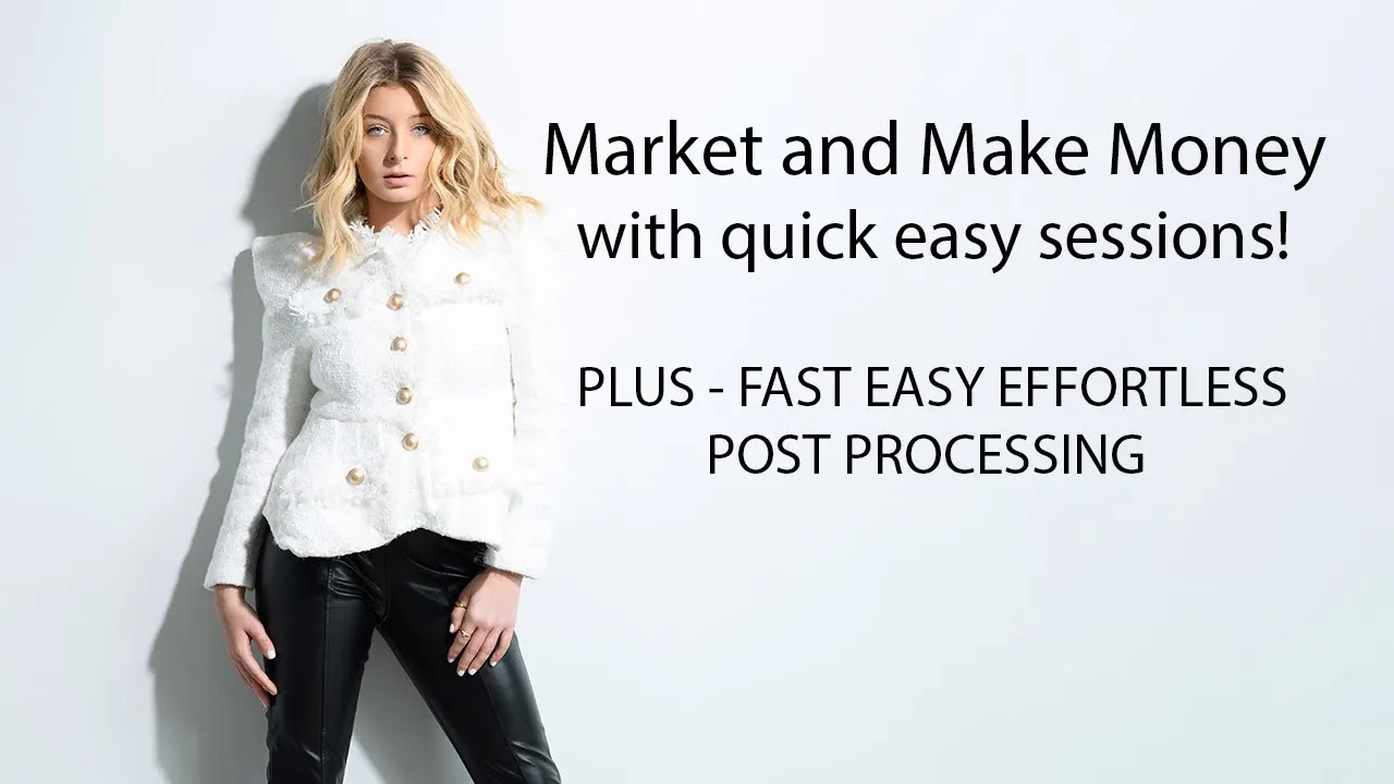 Make money and attract new business- with very little post processing time.