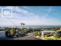 Relaxing Driving California Pacific Coast Long Beach to Manhattan Beach Chill Lo-Fi Beats 8K