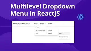 How to create a multilevel dropdown menu in ReactJS Step by step guide