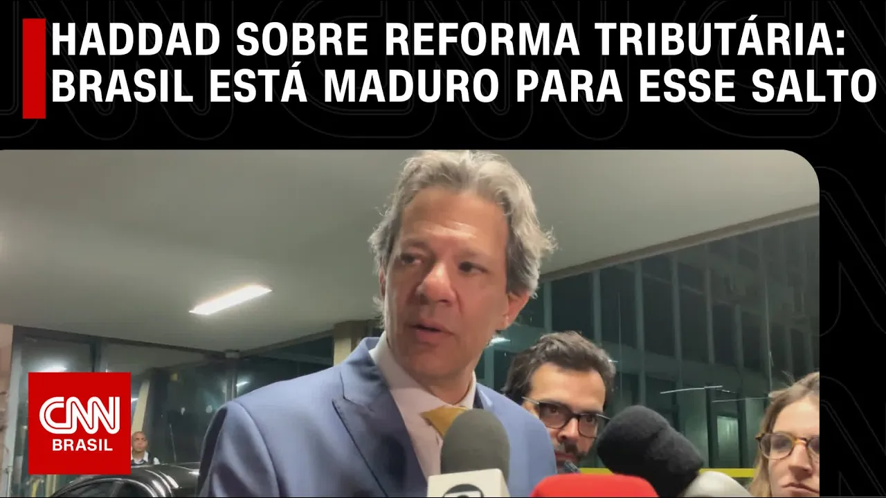 Haddad sobre reforma tributária: Brasil está maduro para esse salto | CNN PRIME TIME