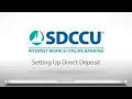 Direct Deposit Setup