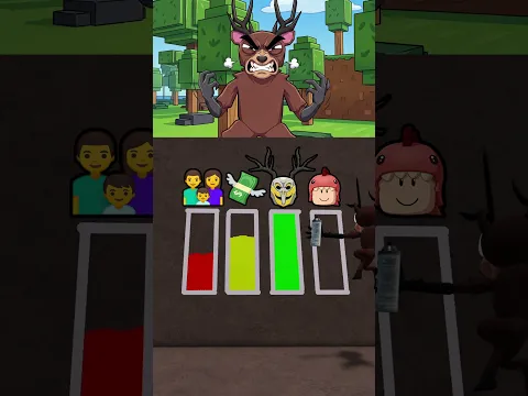 EL CIERVO ODIA A LOS NIÑOS Y A SU FAMILIA! 😡😱 #shorts #roblox