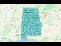 Create a county map of your state in Google My Maps QGIS