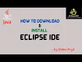 Eclipse IDE Software Installation for Java programming