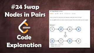 Swap Nodes in Pairs Live Coding with Explanation Leetcode - 24