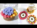 crochet flower coasters pot easy tutorial for beginners how to crochet flower bouquet coasters