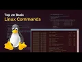 20 BASIC COMMANDS IN LINUX UNIX LINUX COMMANDS Basic Linux Commands for Beginners Hindi