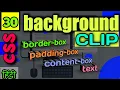 CSS BACKGROUND CLIP PROPERTY IN HINDI CLASS 30 BORDER-BOX PADDING-BOX CONTENT-BOX TEXT