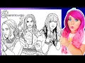 Coloring Descendants Mal Coloring Pages Disney Descendants 2 3 Mal Coloring s