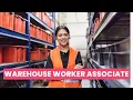 What is the role of a Warehouse Worker Associate Career Guide - Job Description