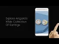 Trending Diamond Earrings April Birthstone Angara Jewellery