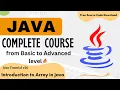 Java tutorial for beginners Introduction to Arrays in Java java full course