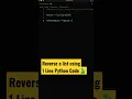 Reverse a List using One Line Python Code