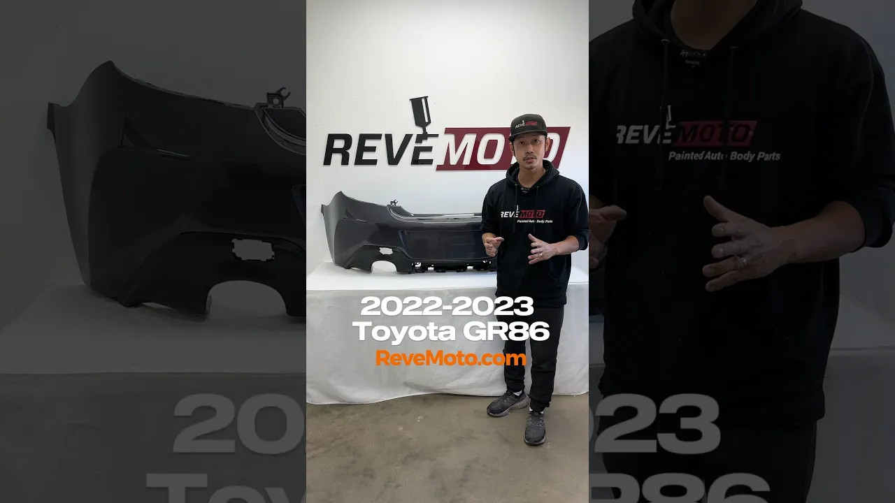 2022-2024 Toyota GR86 : Rear Bumper Painted