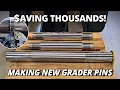 Download Lagu Saving Thousands! Machining New Pins for a Caterpillar 14M Grader