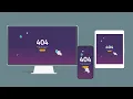 Animated Lost in Space Theme 404 Page Not Found Using HTML CSS CSS Tricks