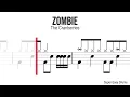 Download Lagu Zombie - The Cranberries | SUPER EASY DRUMS | Scrolling Scores