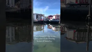 Few of the floating homes of Sausalito