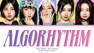 ITZY Algorhythm Final Ver Lyrics Color Coded Lyrics 