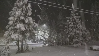 Winter Storm Warning Chain controls in effect along parts of I-80 US-50 due to snow