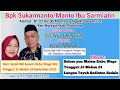 Download Lagu Live Malam Langen Tayub dirumah Bpk Sukarmanto/Manto Pramugari Ibu Sarmiatin Banteng Galih BaosanLor