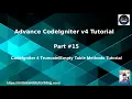 Advance CodeIgniter 4 Framework Tutorials CodeIgniter 4 Table Methods Tutorial
