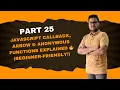 JavaScript Callback Arrow Anonymous Functions Explained Beginner-Friendly