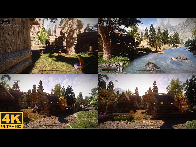 Exploring the Land of Shumer Skyrim LE 4K