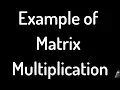 Matrix Multiplication Example