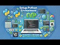 Tutorial on how to setup your python environment using Anaconda VS code and Pycharm