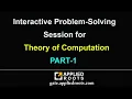 Interactive Problem-Solving Session for Theory of Computation PART-1 GATE Applied Course