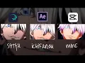 Alight Motion vs After Effects vs Capcut Gojo edit Remake s4tya - ou re-upload