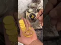 Making solid gold bangles from 24k pure gold